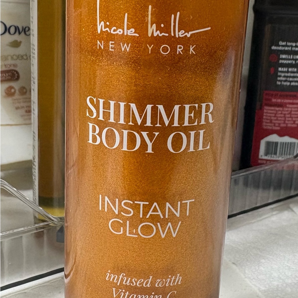 Nicole Miller Shimmer Body Oil - Bronze Gold